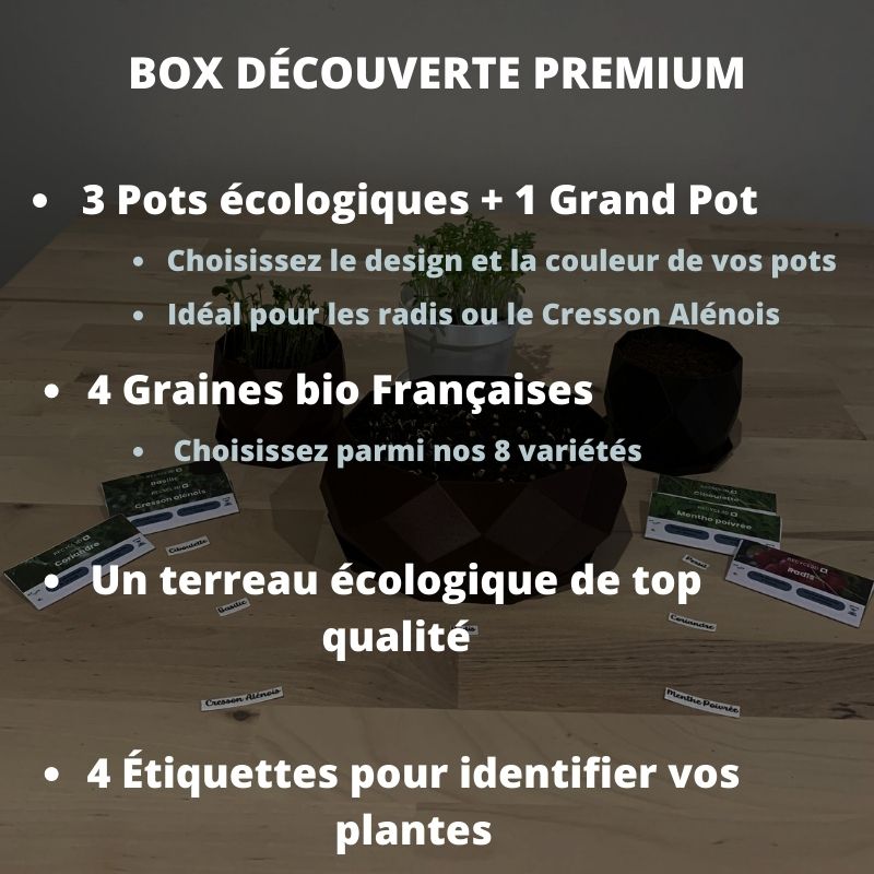 Box découverte Premium – Box Jardinage Balcon